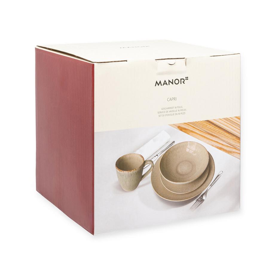 Manor Set da tavola 16 pezzi Capri 