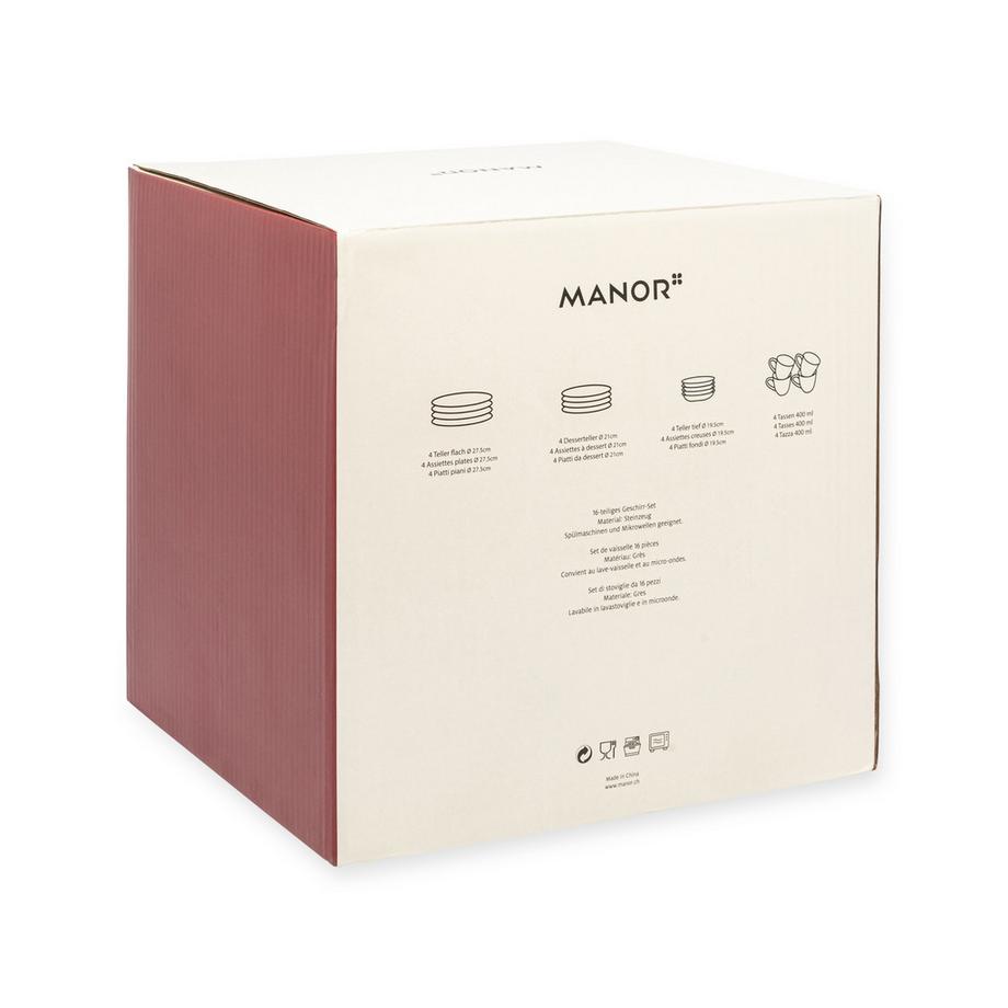 Manor Set da tavola 16 pezzi Capri 