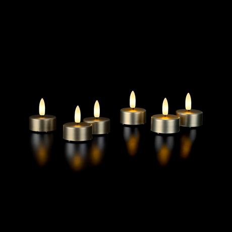 STT Catena luminosa LED, 6 pezzi Tea Light Set 