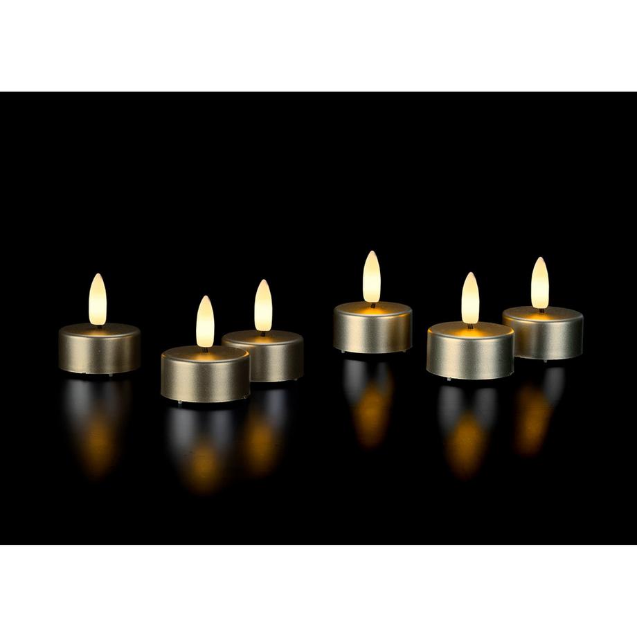 STT LED Teelichter, 6 Stück Tea Light Set 