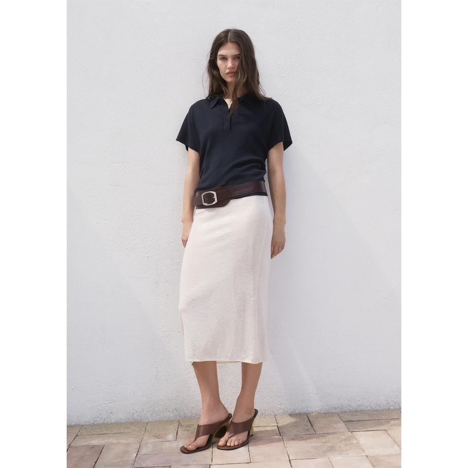 MANGO LUCCAPO Polo Pullover Manches Courtes  