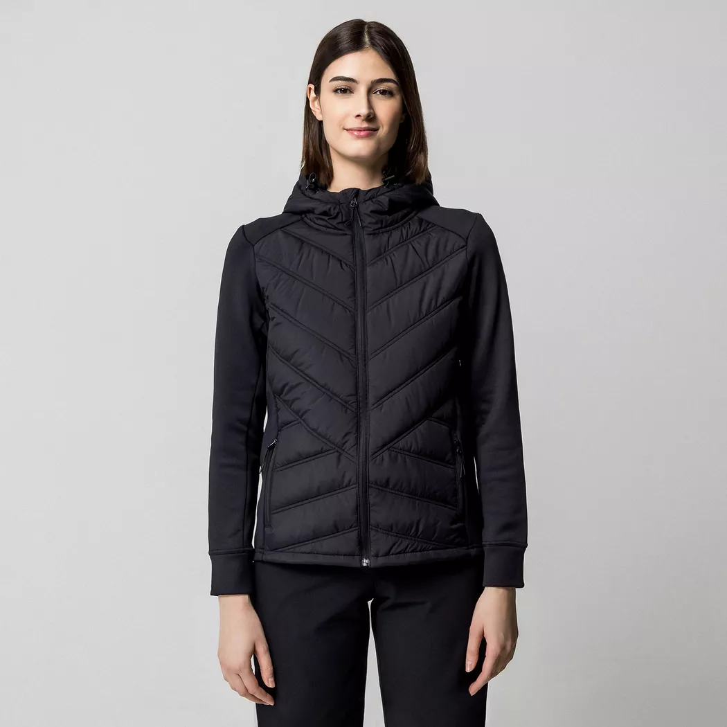 Manor Sport - Wattierte Jacke, für Damen, Black, Größe XL