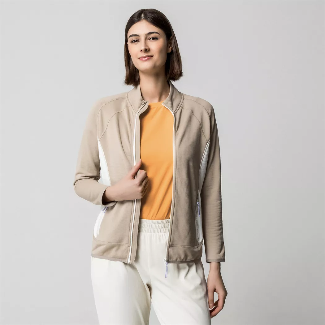 Manor Sport - Jacke mit Reissverschluss, für Damen, Braun, Größe S