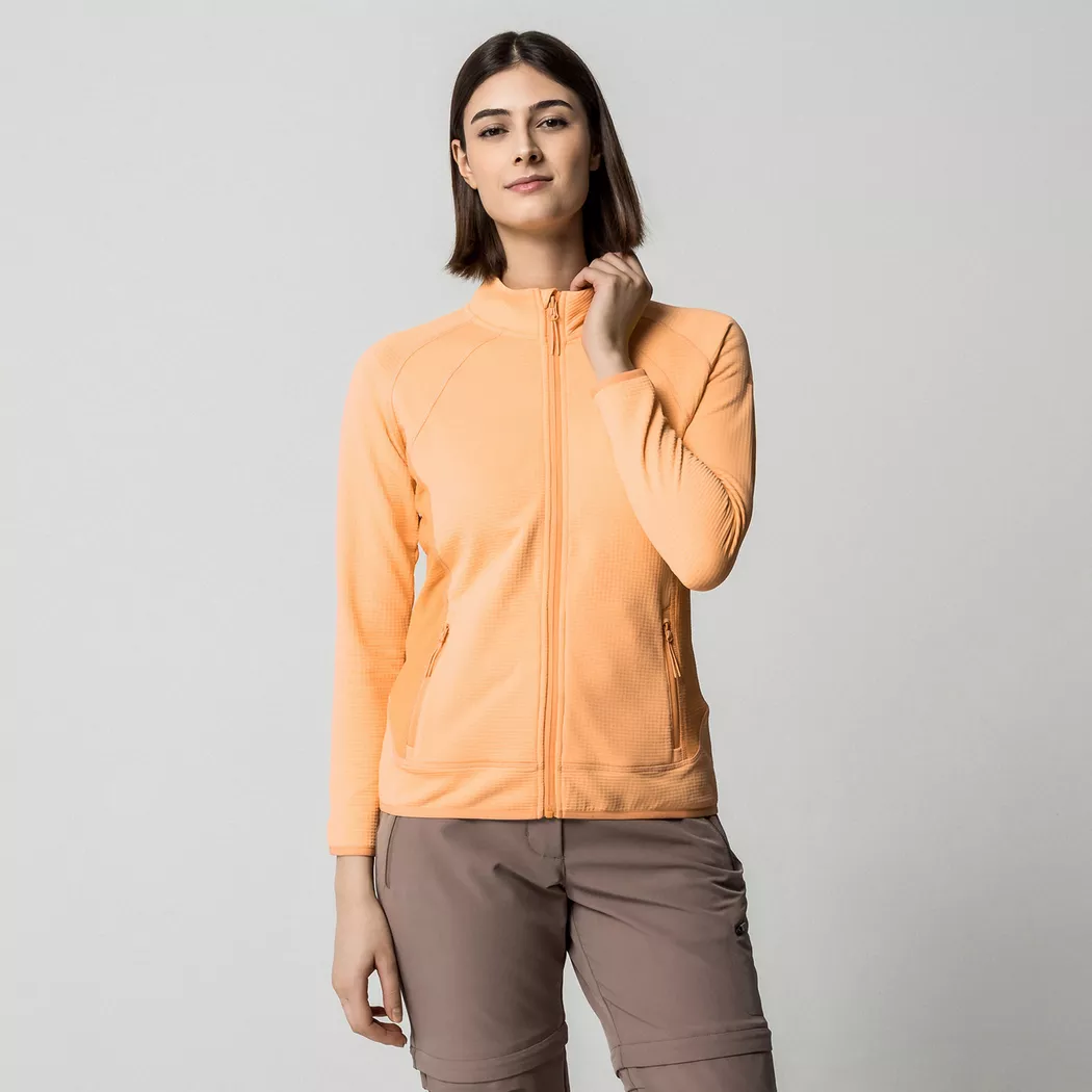Manor Sport - Jacke mit Reissverschluss, für Damen, Orange, Größe XS