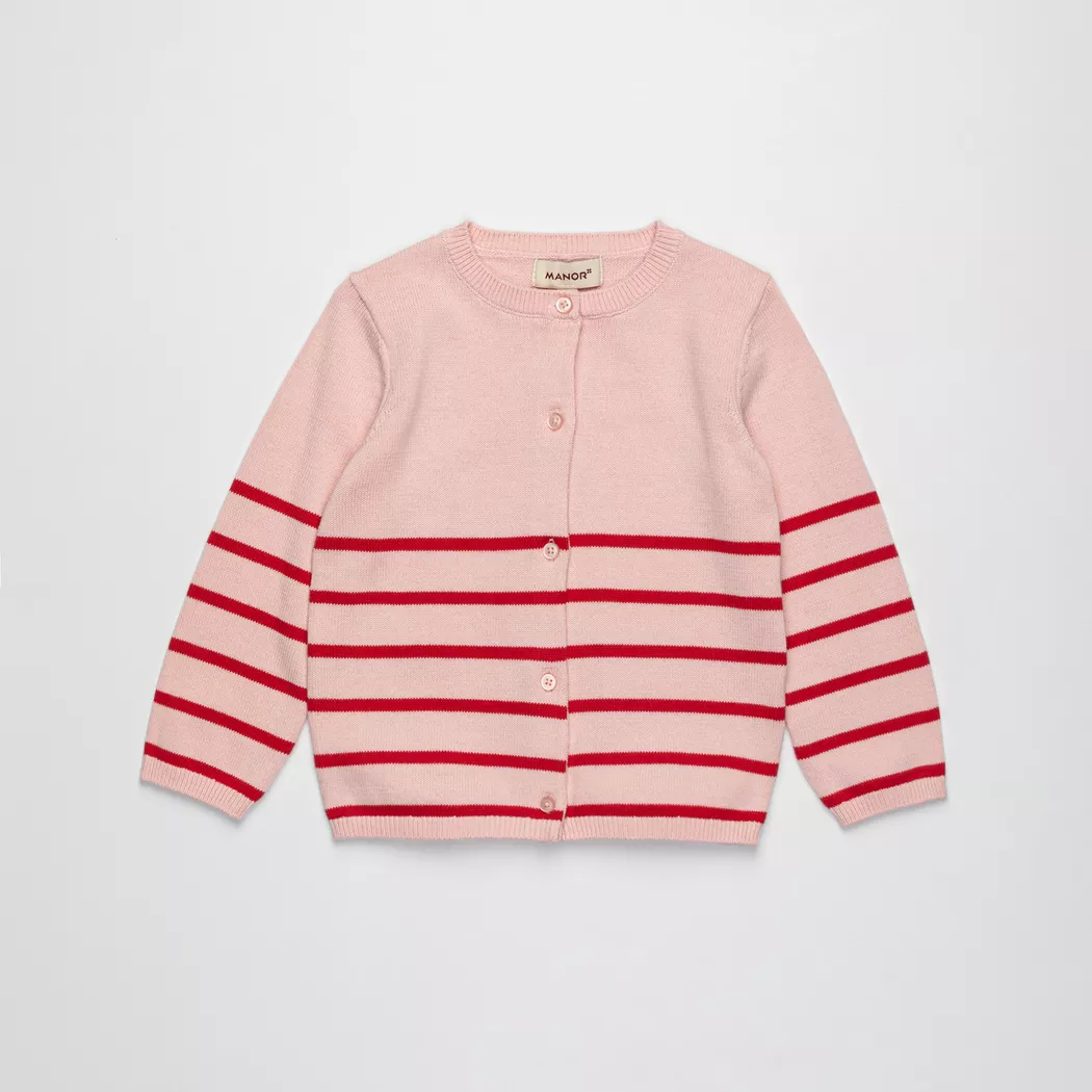 Manor Baby - Cardigan, 68, Rosa