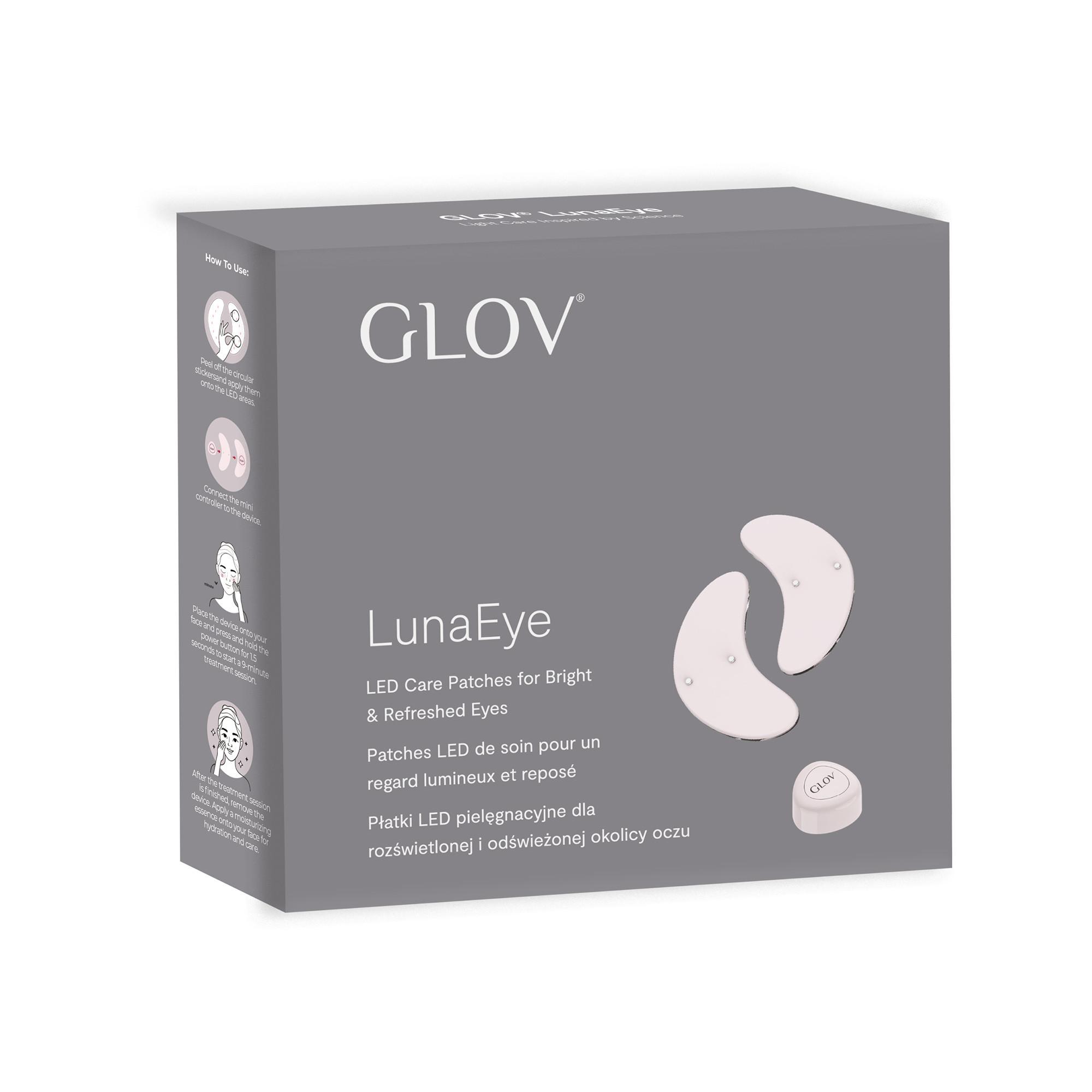GLOV  LunaEye USB - LED Therapy Patches for Bright & Rejuvenated Eyes 