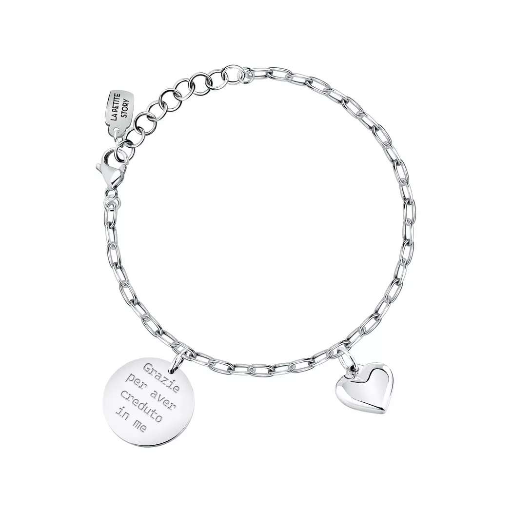 La Petite Story - Armband, 16+3CM, Silberfarben