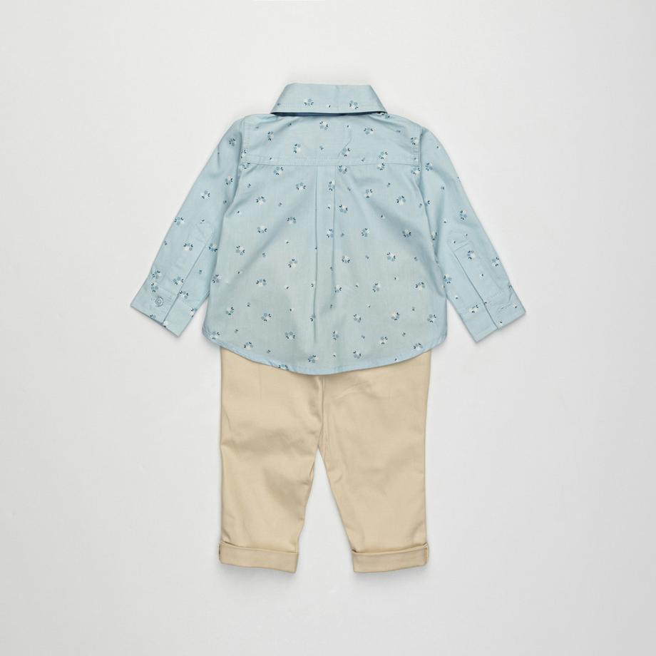 Manor Baby Ensemble T-shirt et Pantalon avec Nœud Papillon  