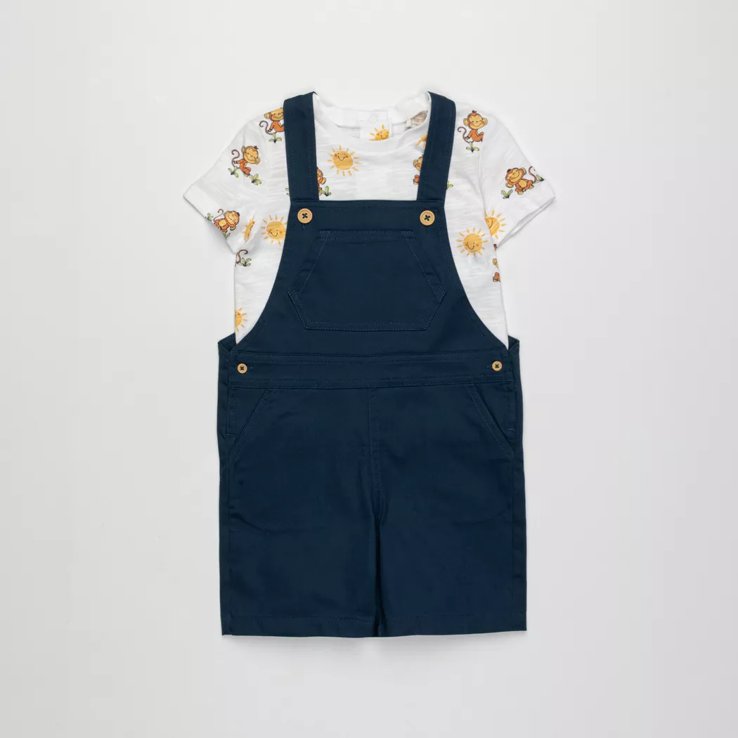 Manor Baby - Latzshorts, 104, Marine