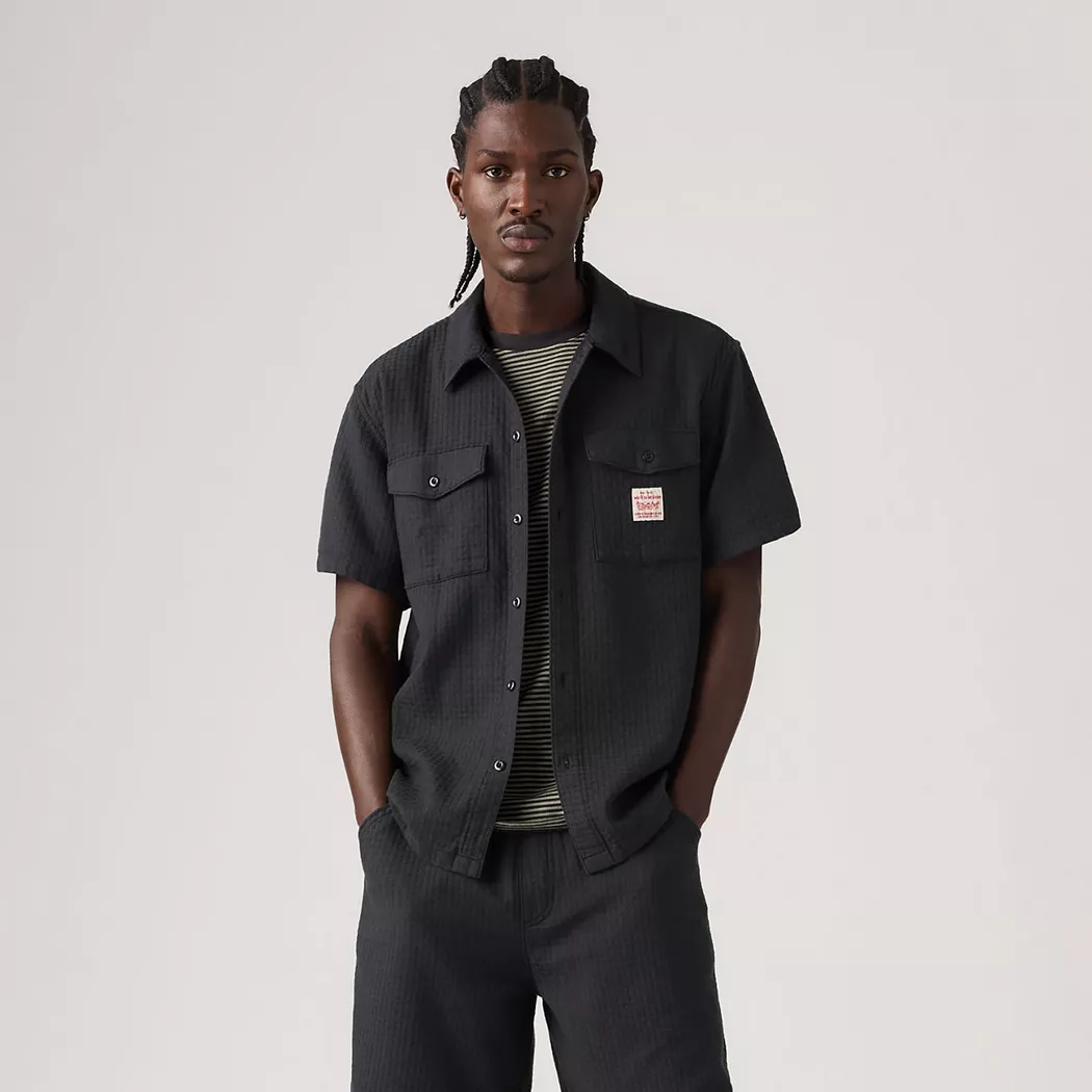 Levi's® - Hemd, kurzarm, für Herren, Black, Größe S