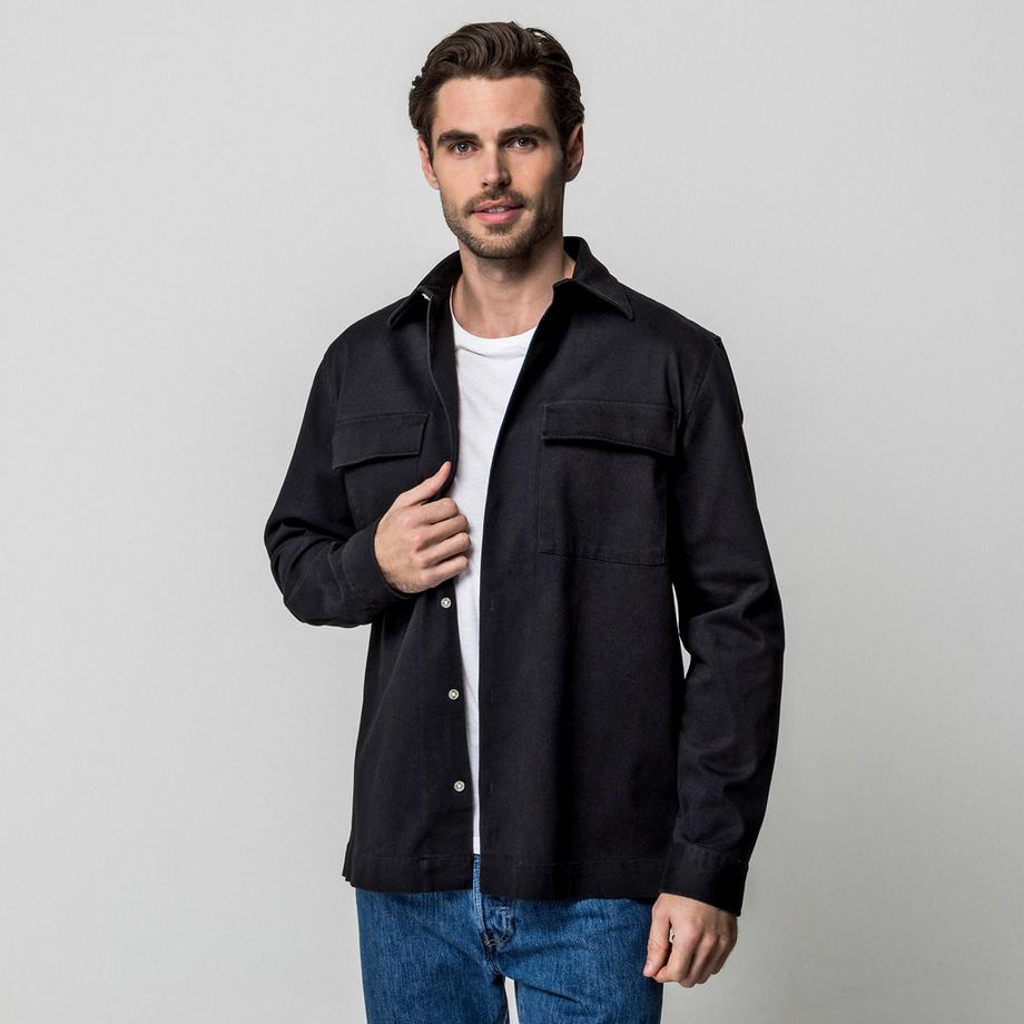 Manor Man Overshirt Regular Fit avec Poches Poitrine  