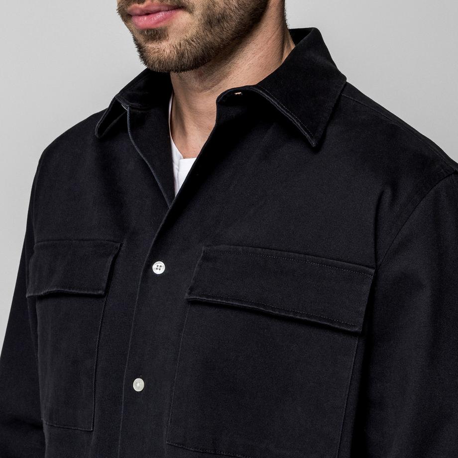 Manor Man Overshirt Regular Fit avec Poches Poitrine  