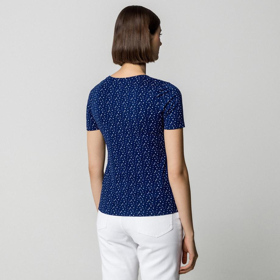 Manor Woman Kurzarm Polka Dot T-Shirt  