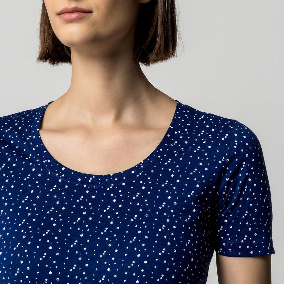 Manor Woman Kurzarm Polka Dot T-Shirt  