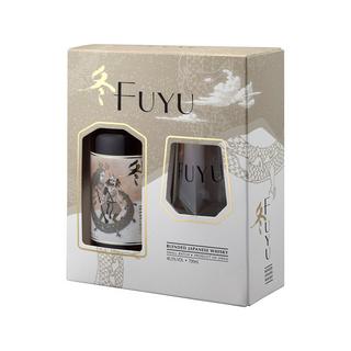 Fuyu Japanese Blended Whisky con bicchiere  