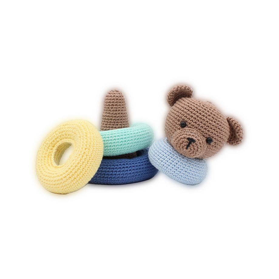 Hardicraft Set de crochet Tour empilable Ours 