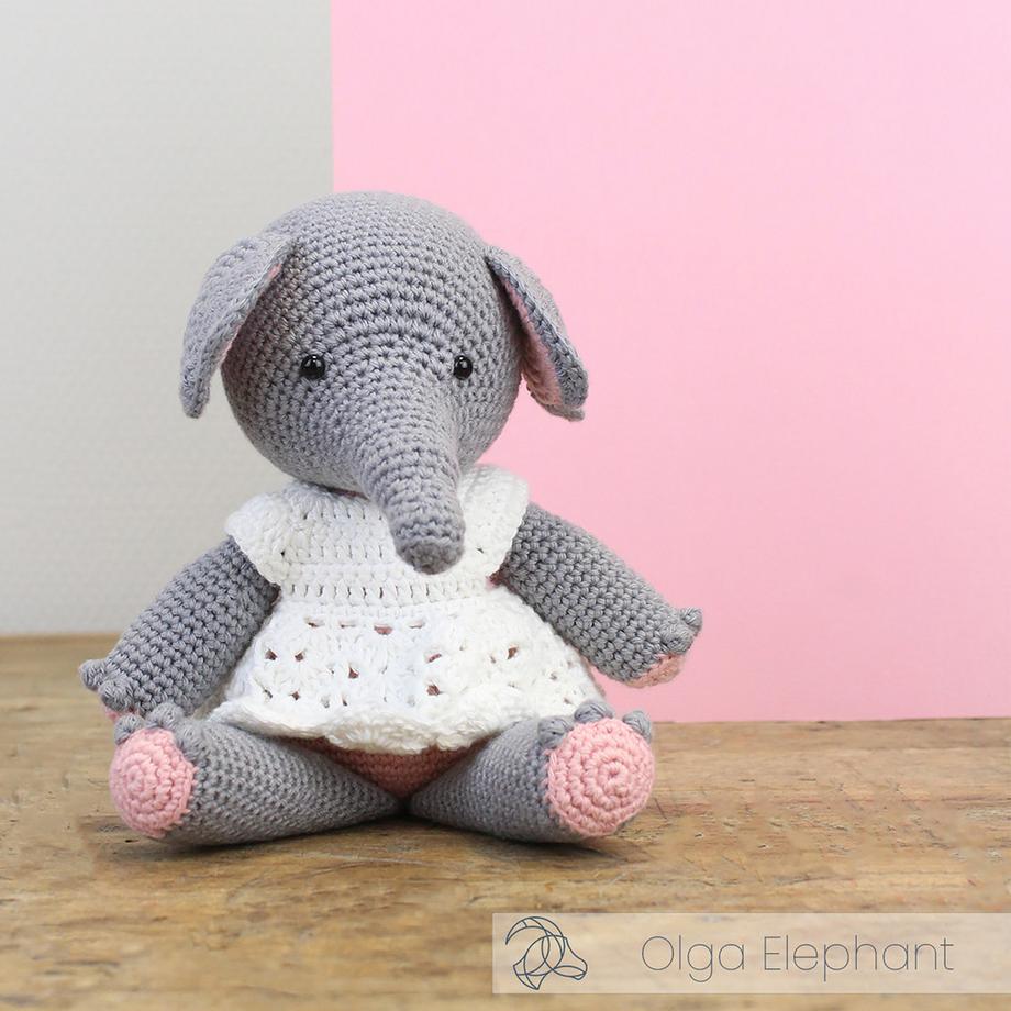 Hardicraft Set de crochet Éléphant Olga 