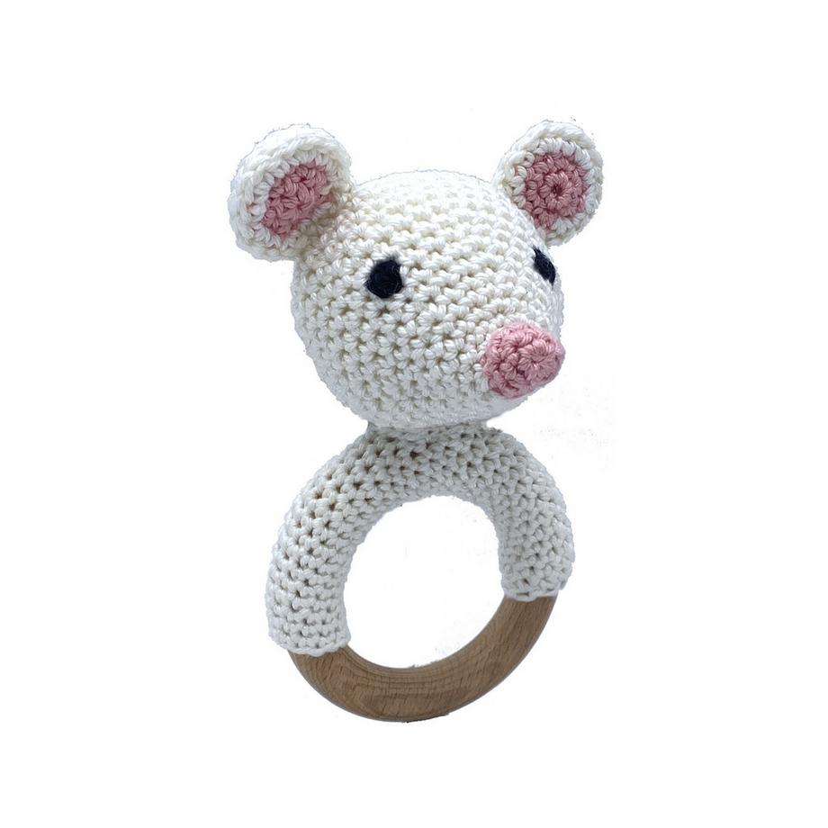 Hardicraft Häkelset Rassel Maus 