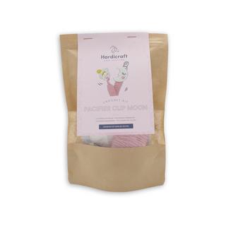 Hardicraft Häkelset Schnullerkette Mond 