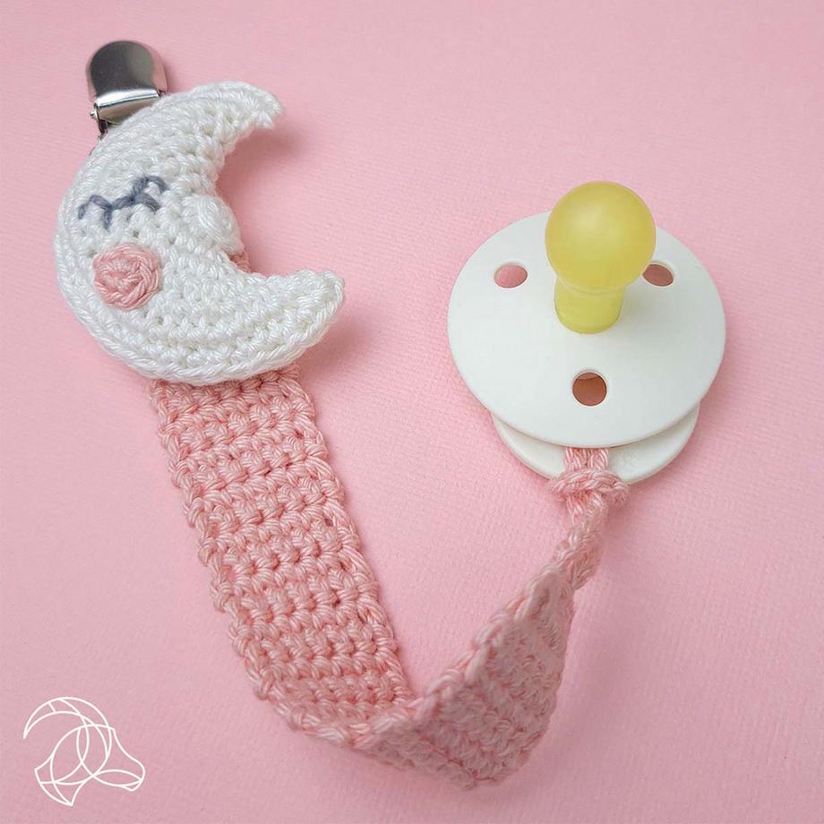 Hardicraft Set de crochet Attache-tétine Lune 