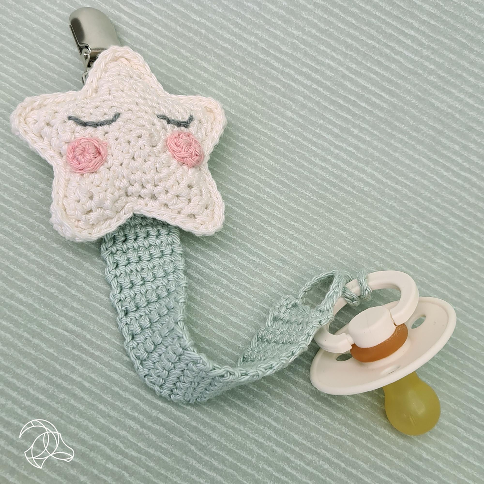 Hardicraft Häkelset Schnullerkette Stern 