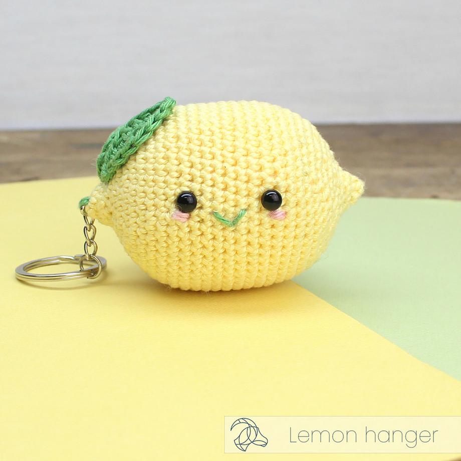 Hardicraft Set de crochet Porte-clés Citron 