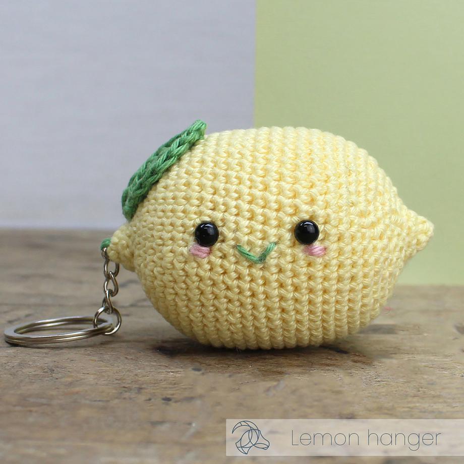 Hardicraft Set de crochet Porte-clés Citron 