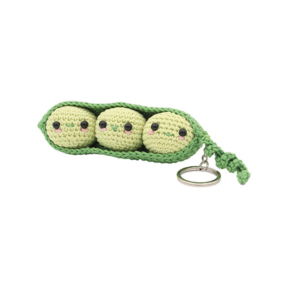 Hardicraft Set de crochet Porte-clés Petits pois 