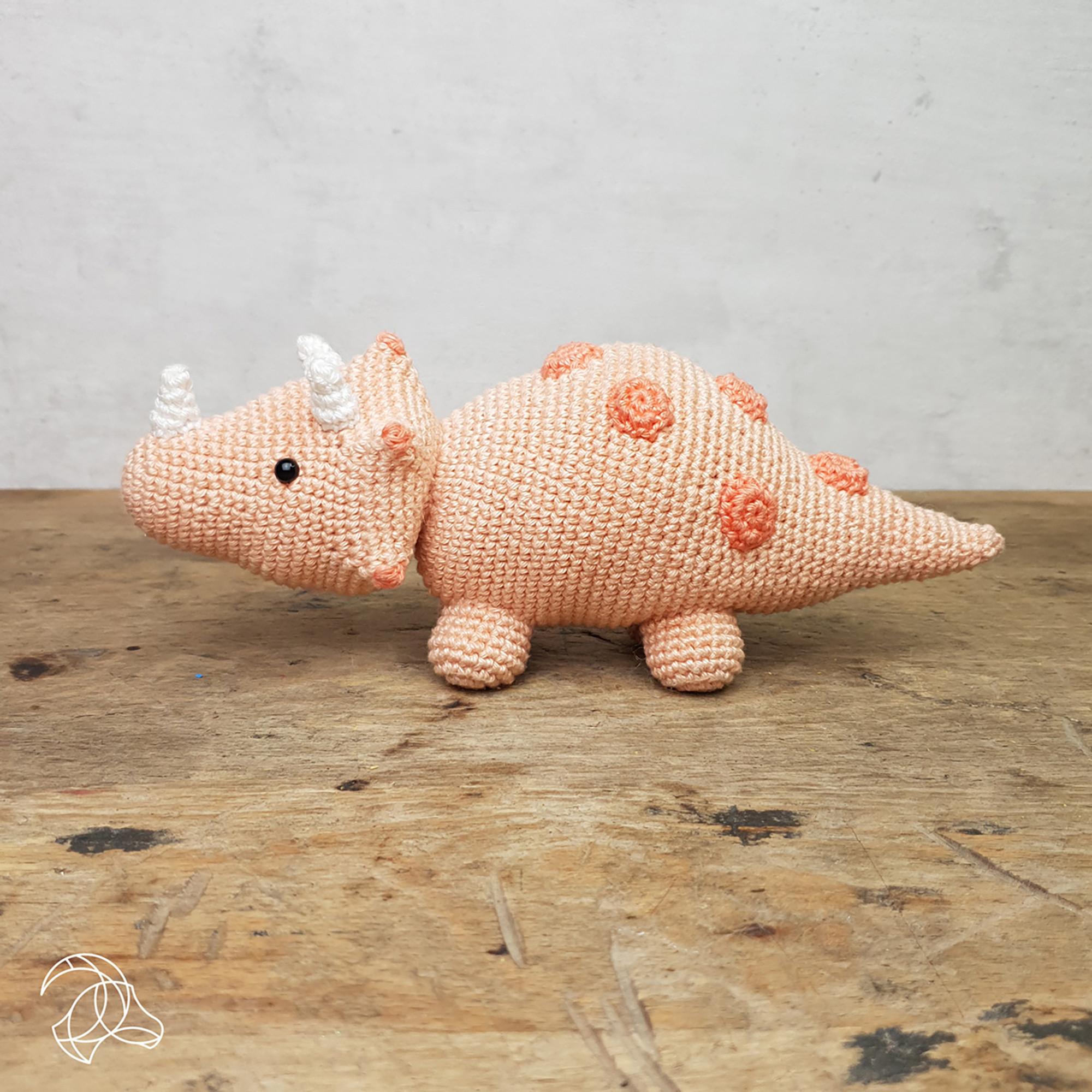 Hardicraft Häkelset Dino Triceratops 