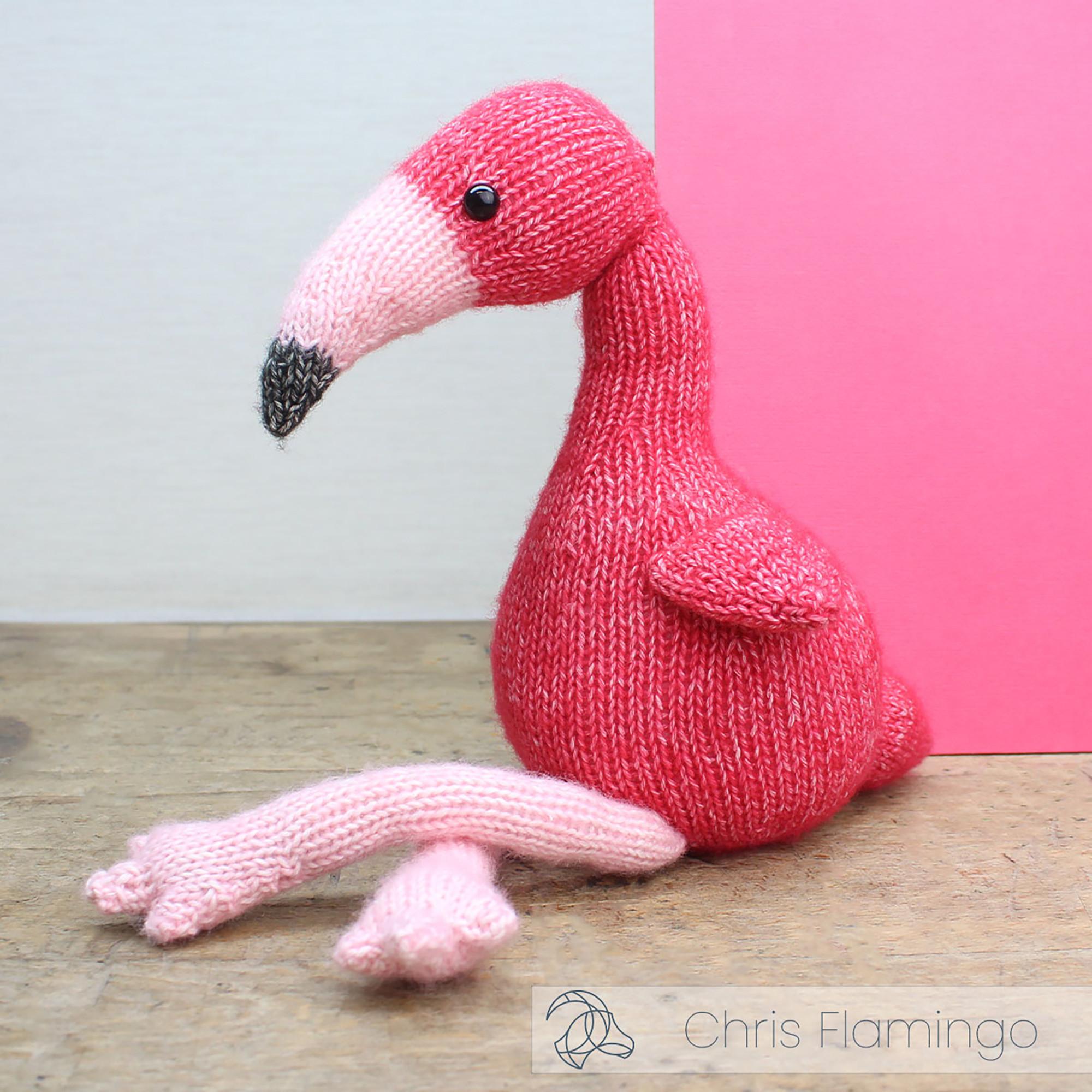 Hardicraft Kit de tricot Flamant rose Chris 
