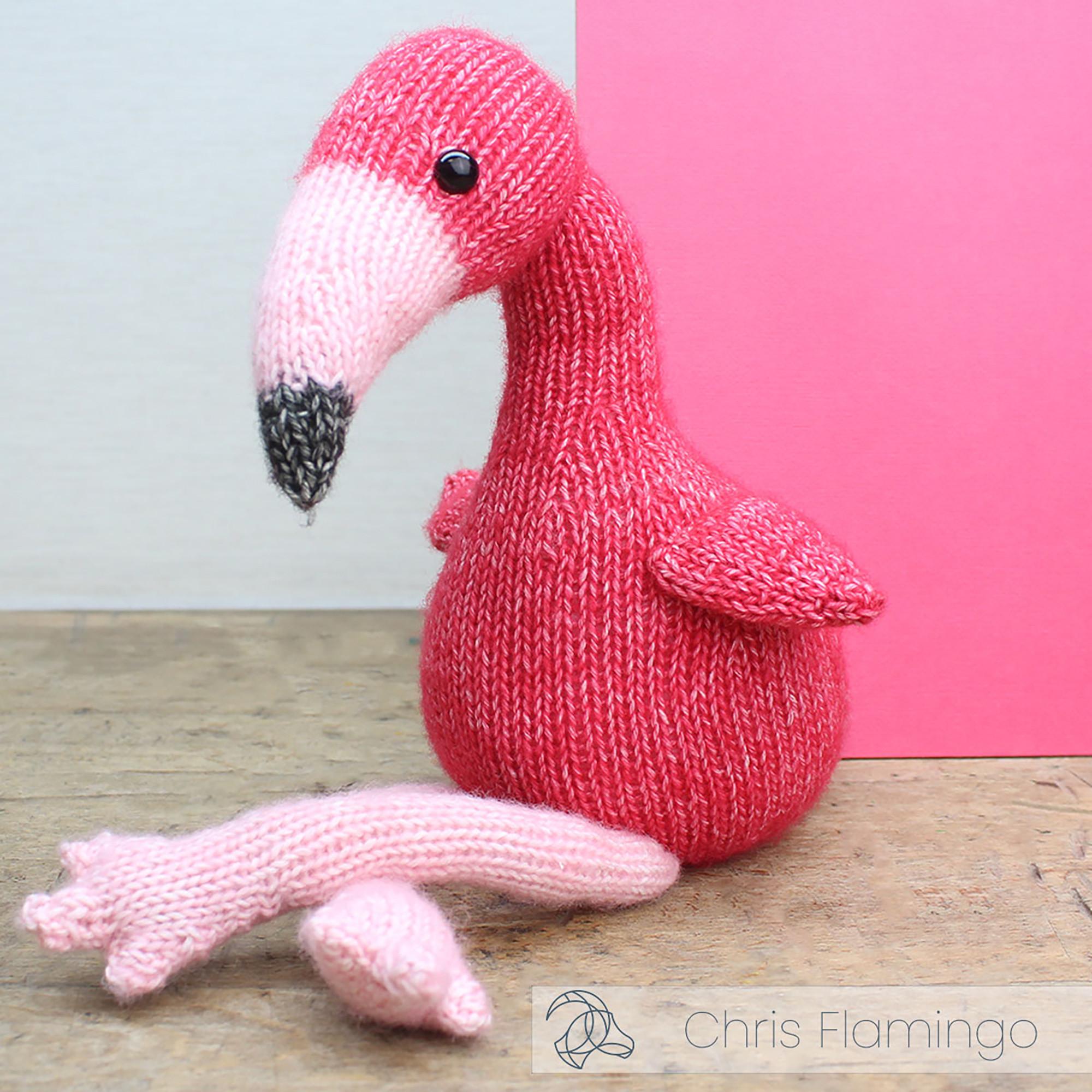 Hardicraft Kit de tricot Flamant rose Chris 