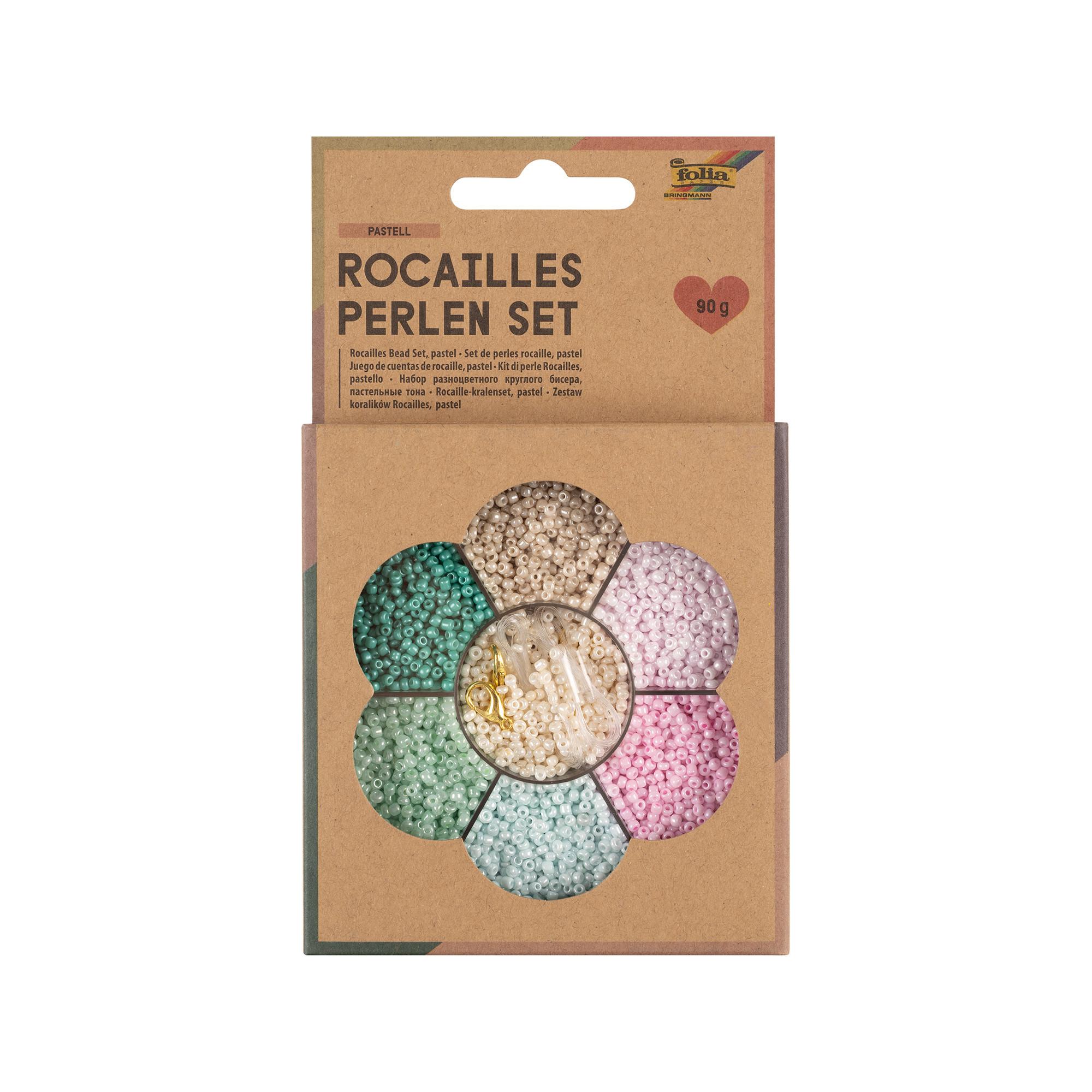 Folia Rocailles Perlen-Set PASTELL 