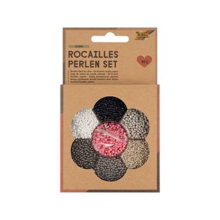 Folia Rocailles Parure de perles Argent 