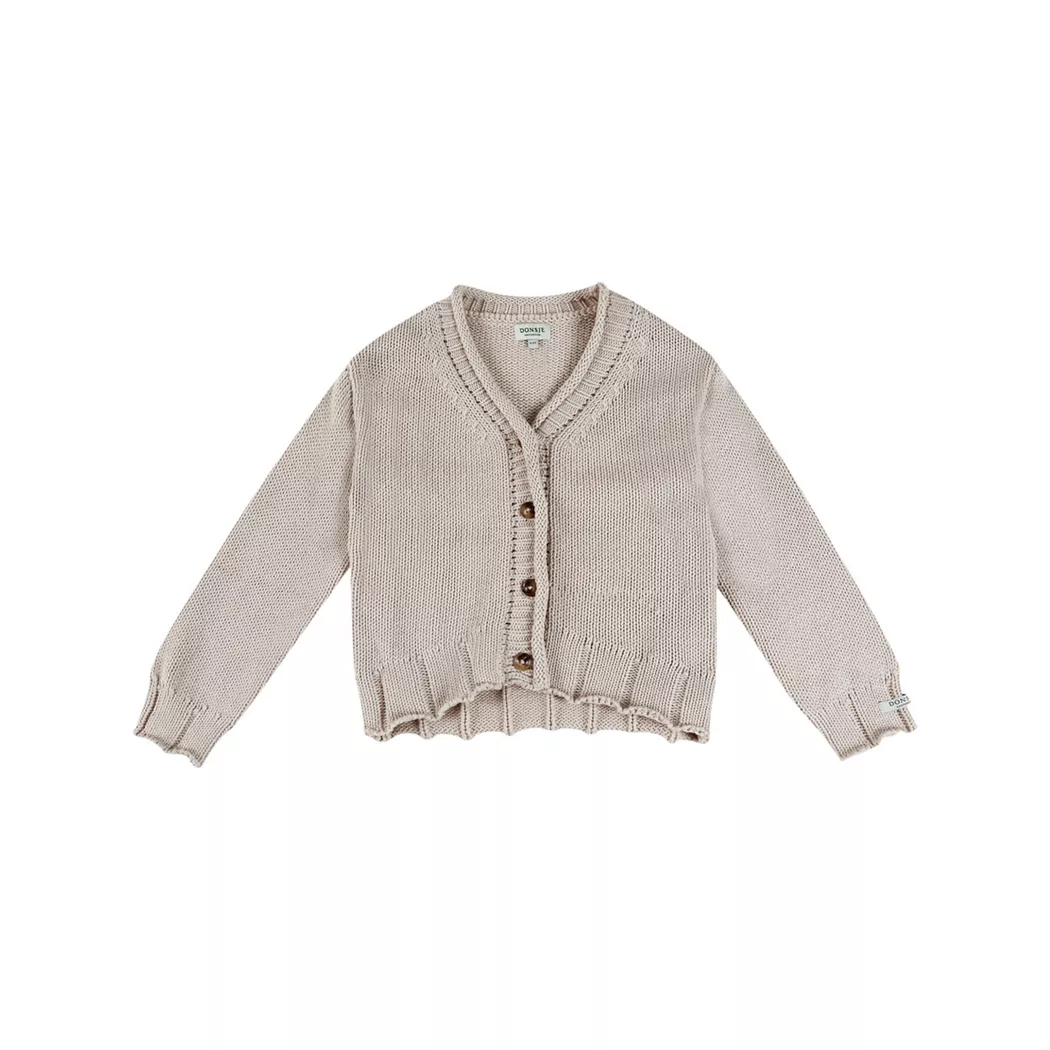 Donsje Amsterdam - Cardigan, 5-6A, Sand