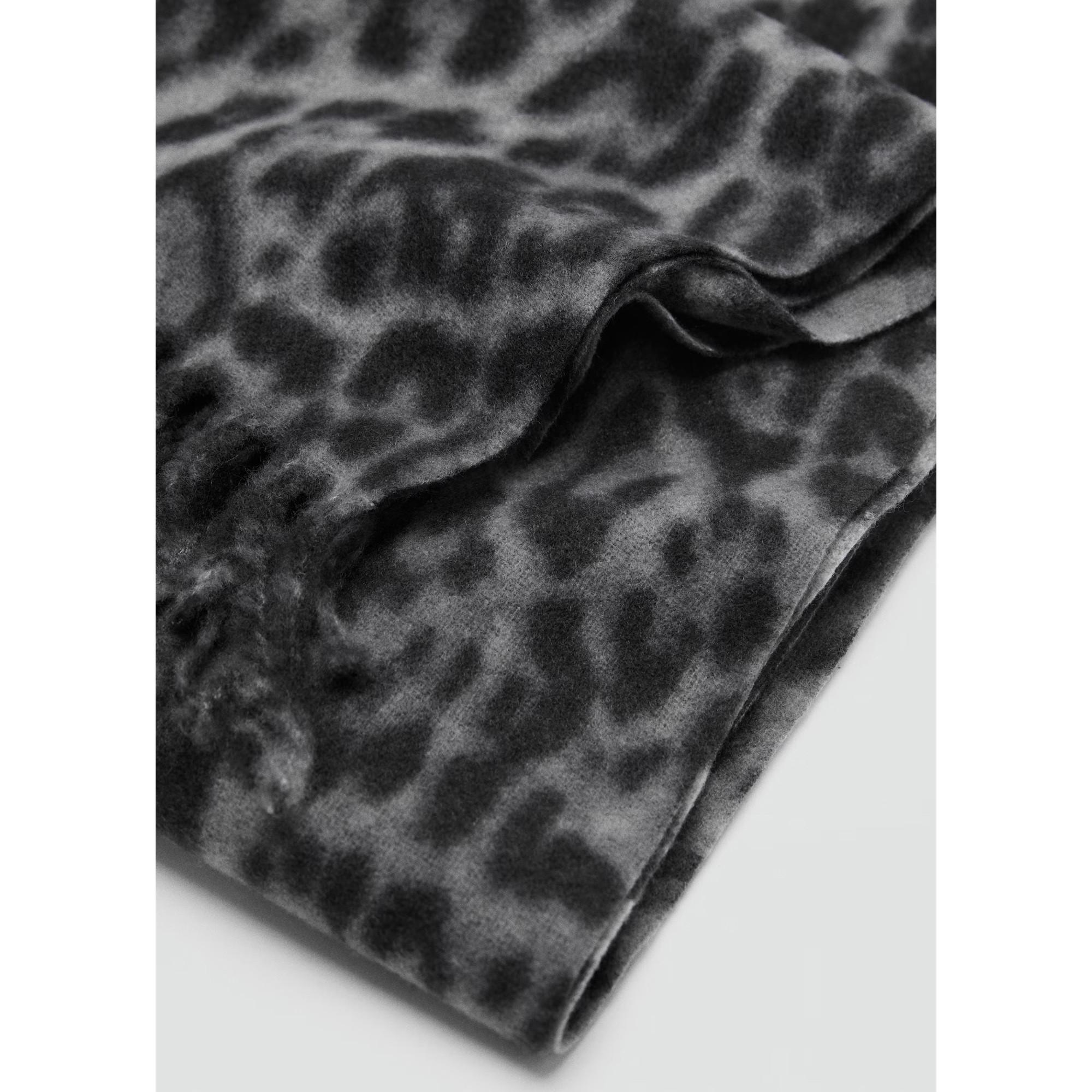 MANGO Sciarpa Leoparda  