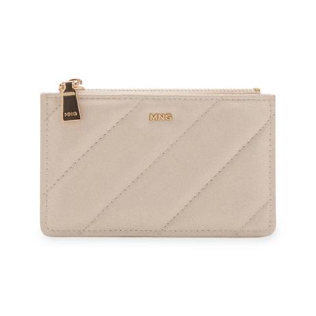 MANGO Diagonal Gestepptes Portemonnaie  