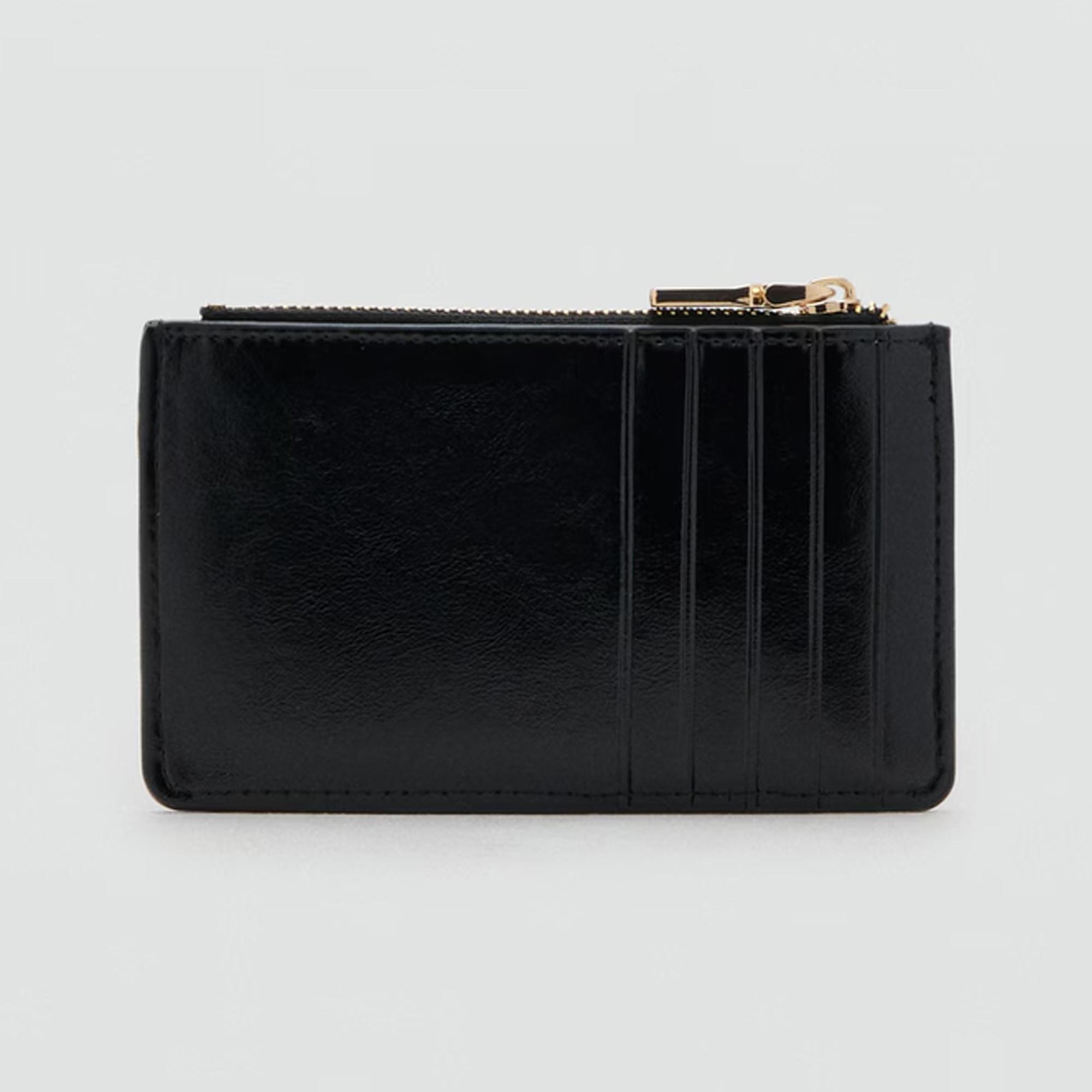 MANGO Diagonal Gestepptes Kartenetui  