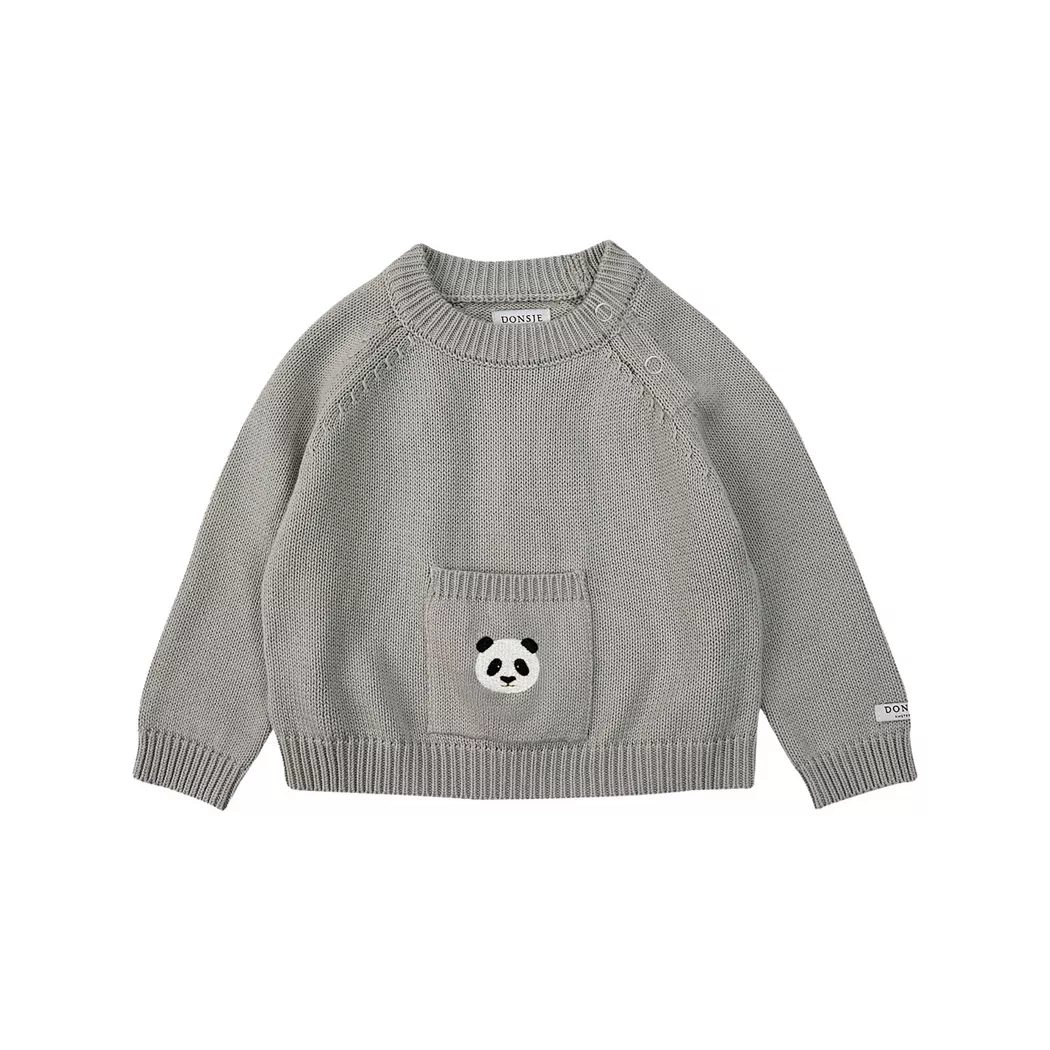 Donsje Amsterdam - Pullover, 6-9M, Grau