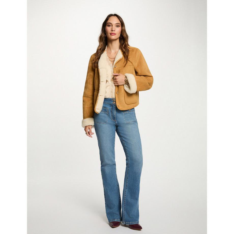 MORGAN Giacca Faux Shearling  