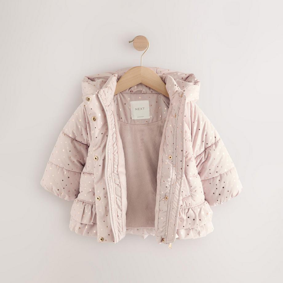 Next Doudoune Imprimé Étoiles avec Ourlet Volanté  