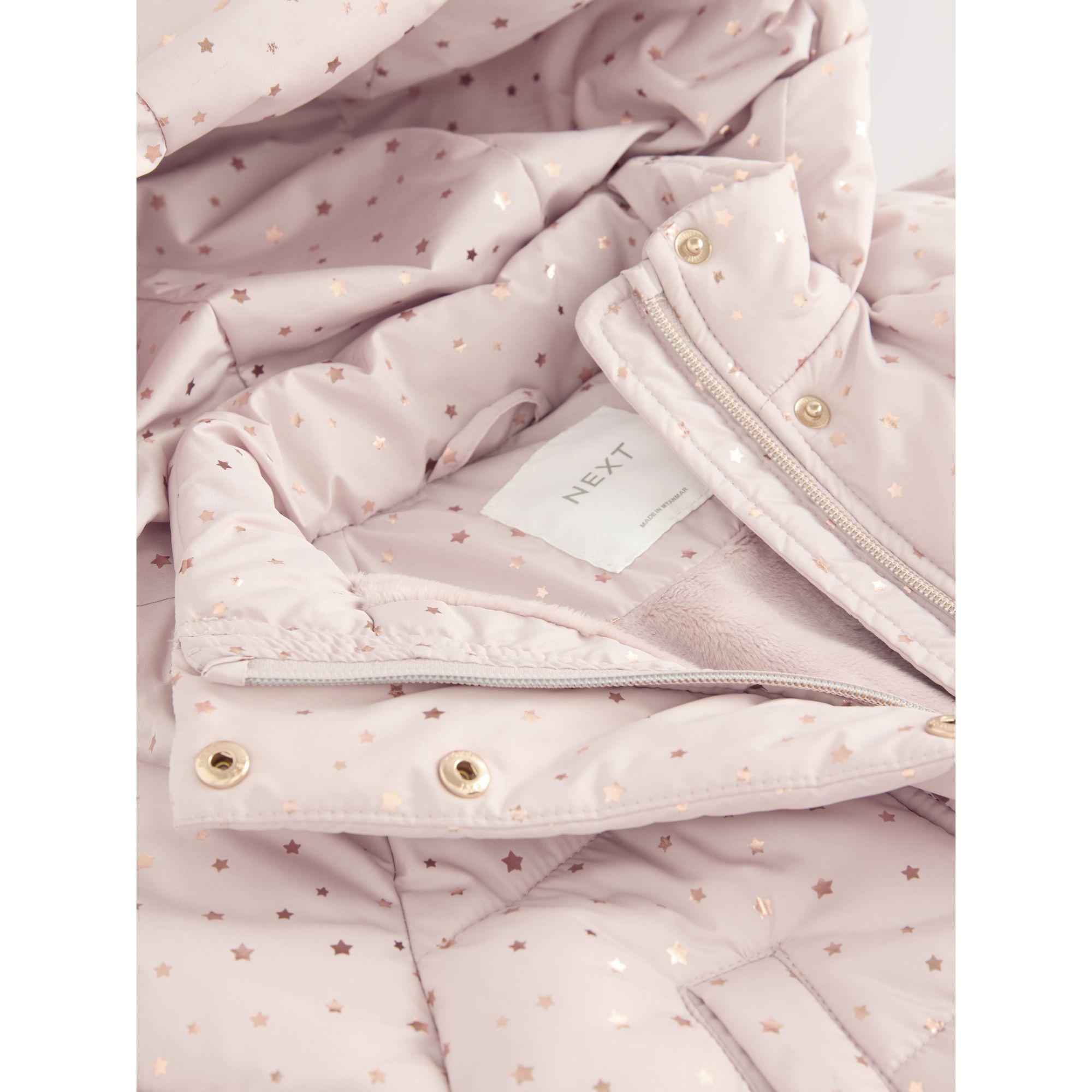 Next Doudoune Imprimé Étoiles avec Ourlet Volanté  