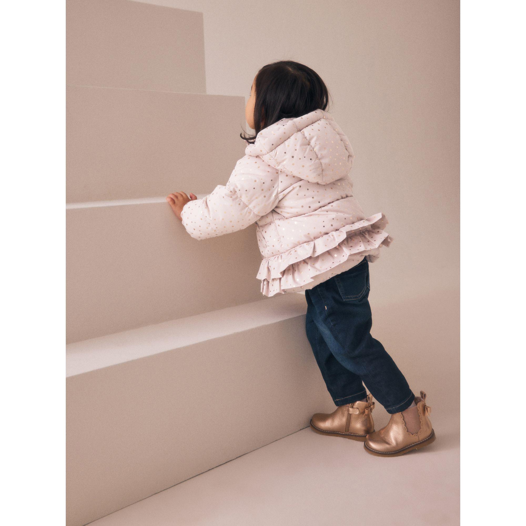 Next Doudoune Imprimé Étoiles avec Ourlet Volanté  