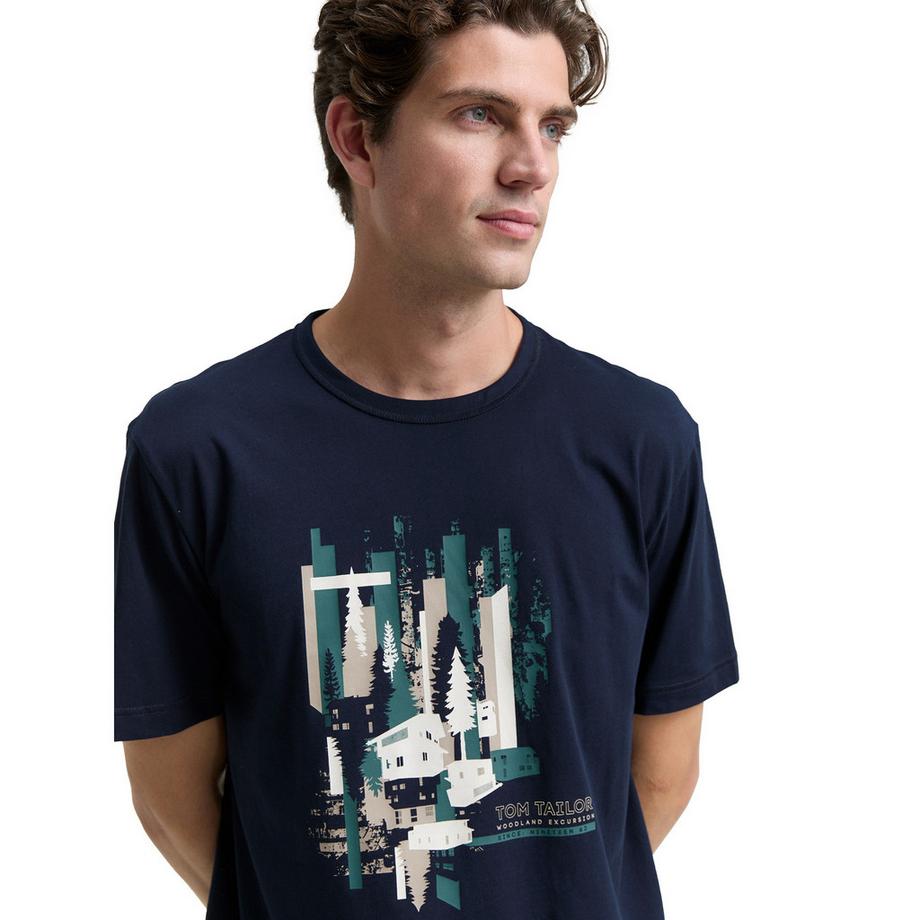 TOM TAILOR T-Shirt Stampa Grafica  