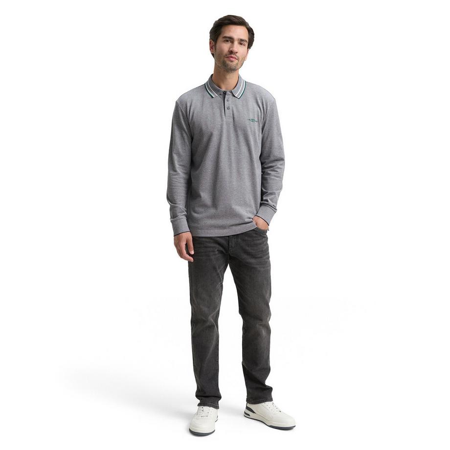 TOM TAILOR Langarm Polohemd  