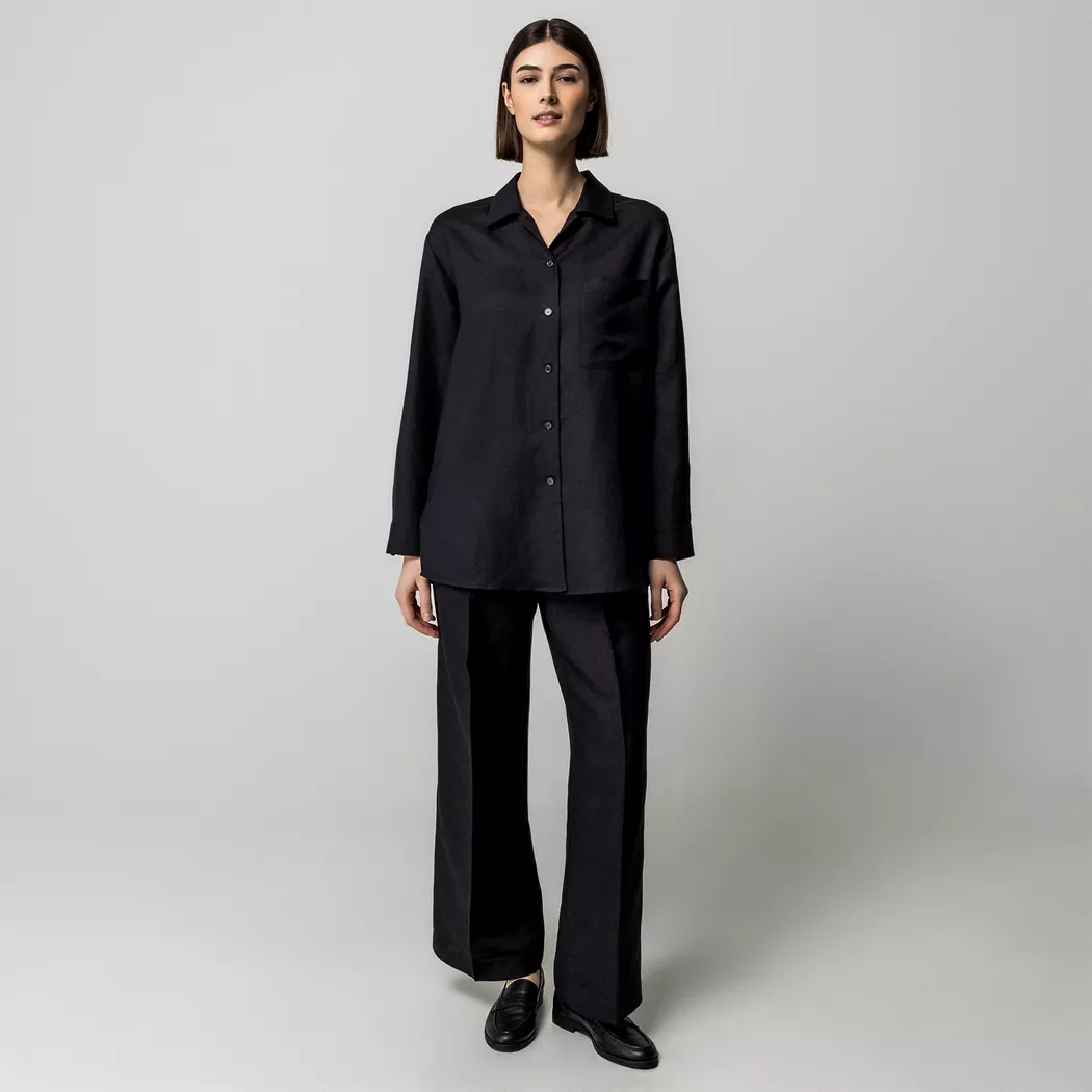 Manor Woman - Bluse, für Damen, Black, Größe 40 2