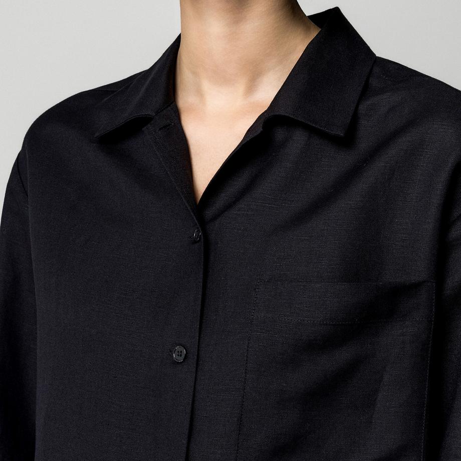 Manor Woman Chemisier à manches longues avec poche poitrine  