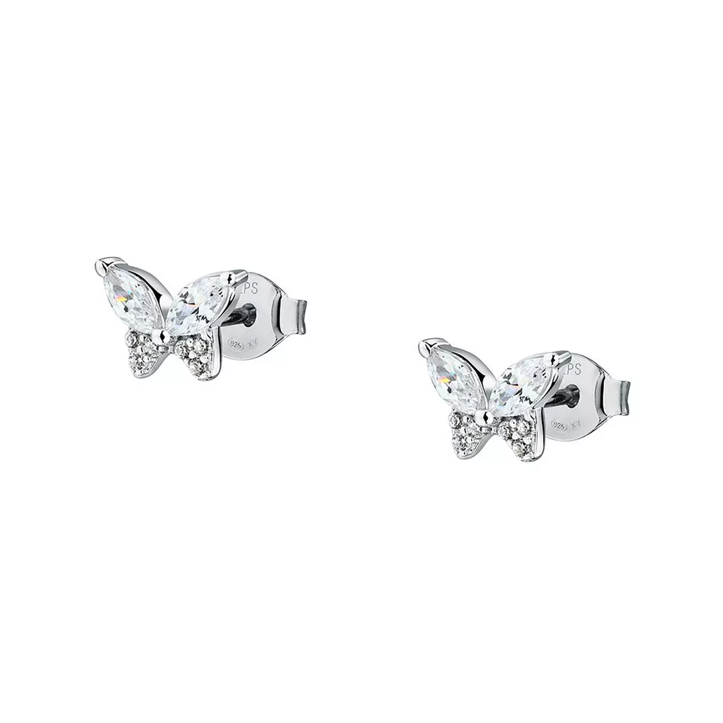 La Petite Story - Ohrstecker, Emily In Paris, One Size, Silber