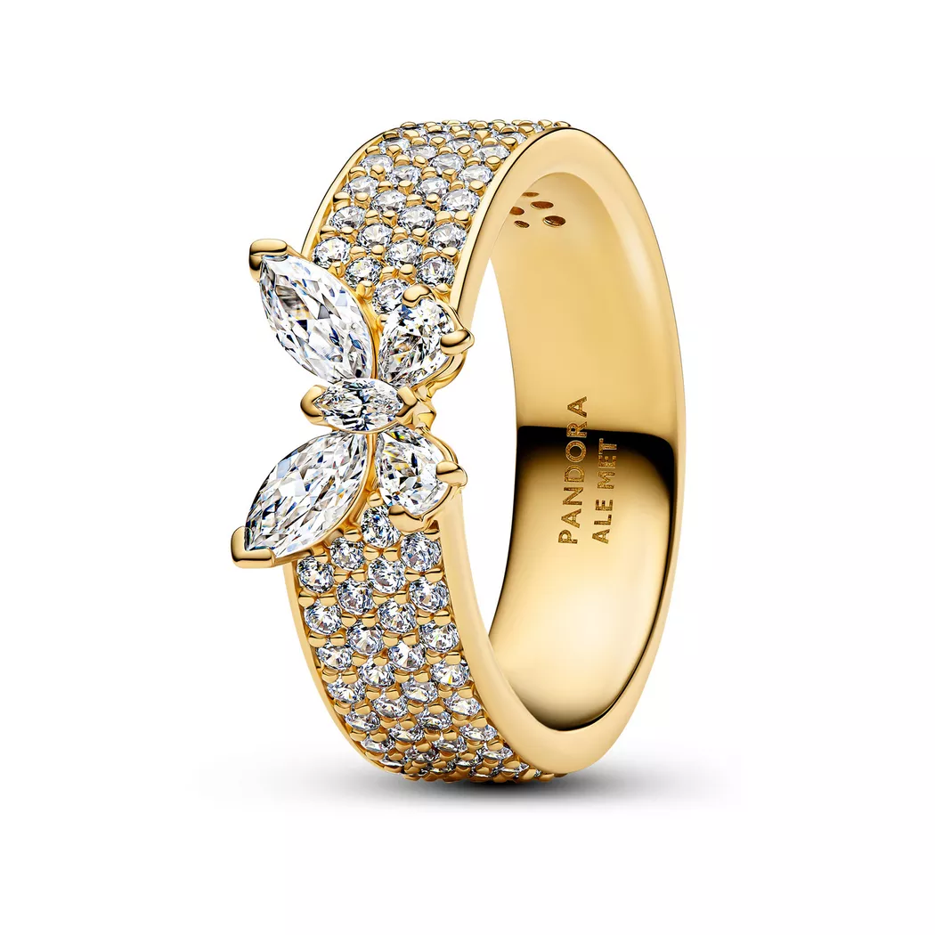 Pandora - Ring,  Timeless, 56, Goldfarben