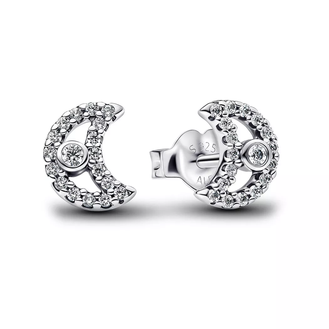 Pandora - Ohrstecker,  Moments, One Size, Silber 3