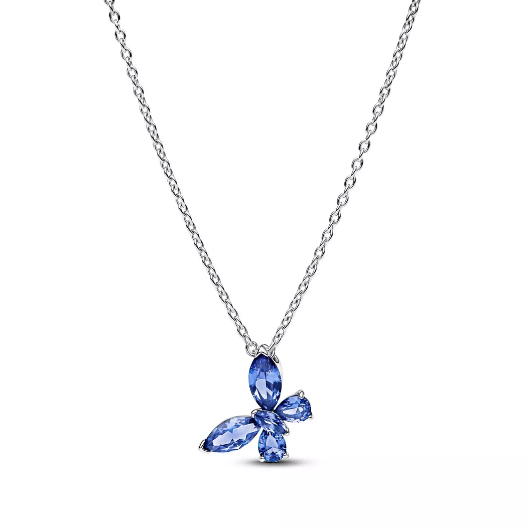 Pandora Treated Freshwater Cultured Pearl Station Chain Necklace silver  female 6